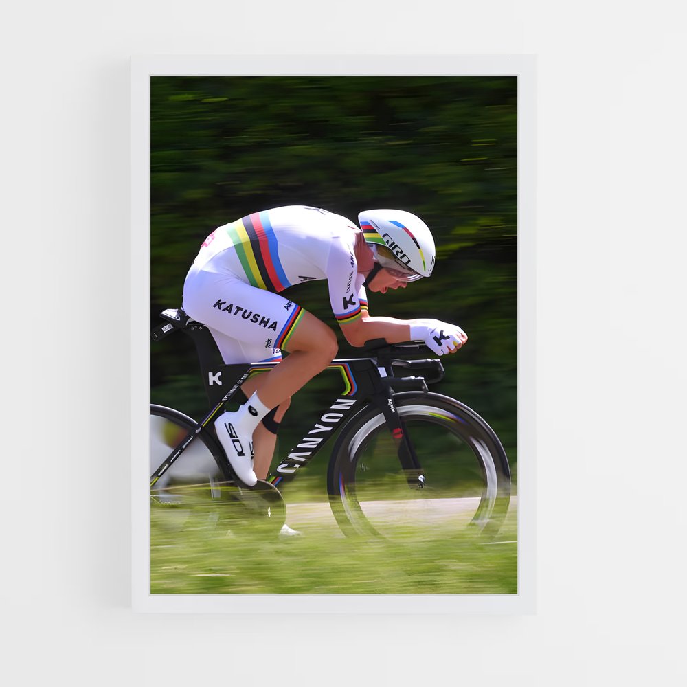 Poster Piste de Dauphin – affiche Cyclisme (vue 3)